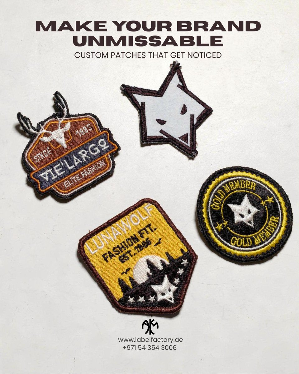 creativ43583649's tweet image. Make your brand impossible to ignore 🔥✨
Custom patches that speak quality, style, and identity—crafted to stand out on every piece.
#CustomPatches #EmbroideryPatch #BrandIdentity #PatchDesign #FashionBranding #CustomLabels #EmbroideryDesign #CreativeBranding #LogoDesign