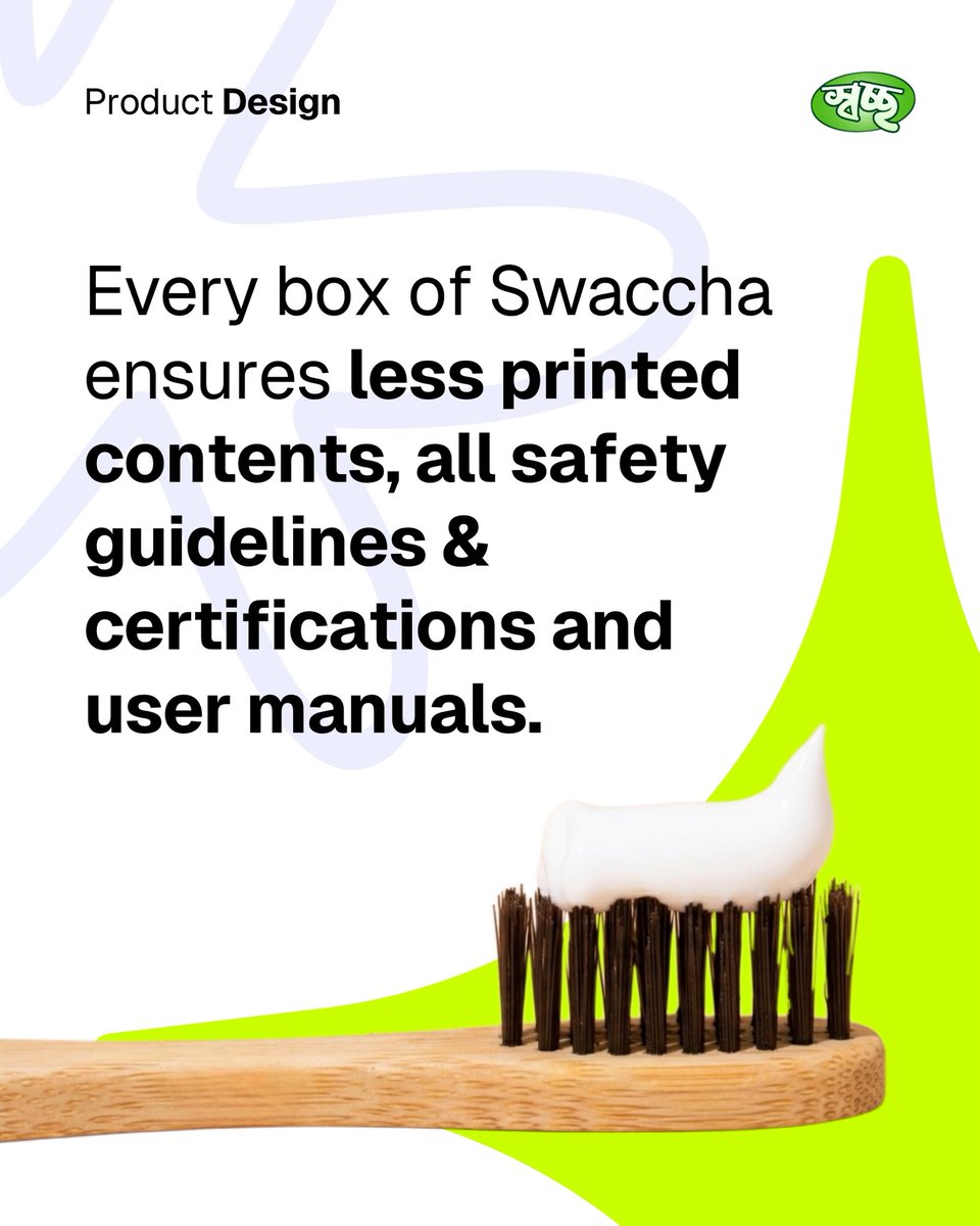 VoiceOfMahmudul's tweet photo. Design isn’t just how it looks. It is how it impacts the world!

At Swaccha, we’re integrating Design for Environment from creation to end-of-life, building products that don’t just serve people, but actively protect the planet. ♻️

Curious how we turn this into action?

➡️ Swipe https://t.co/ouNpjnxbIg