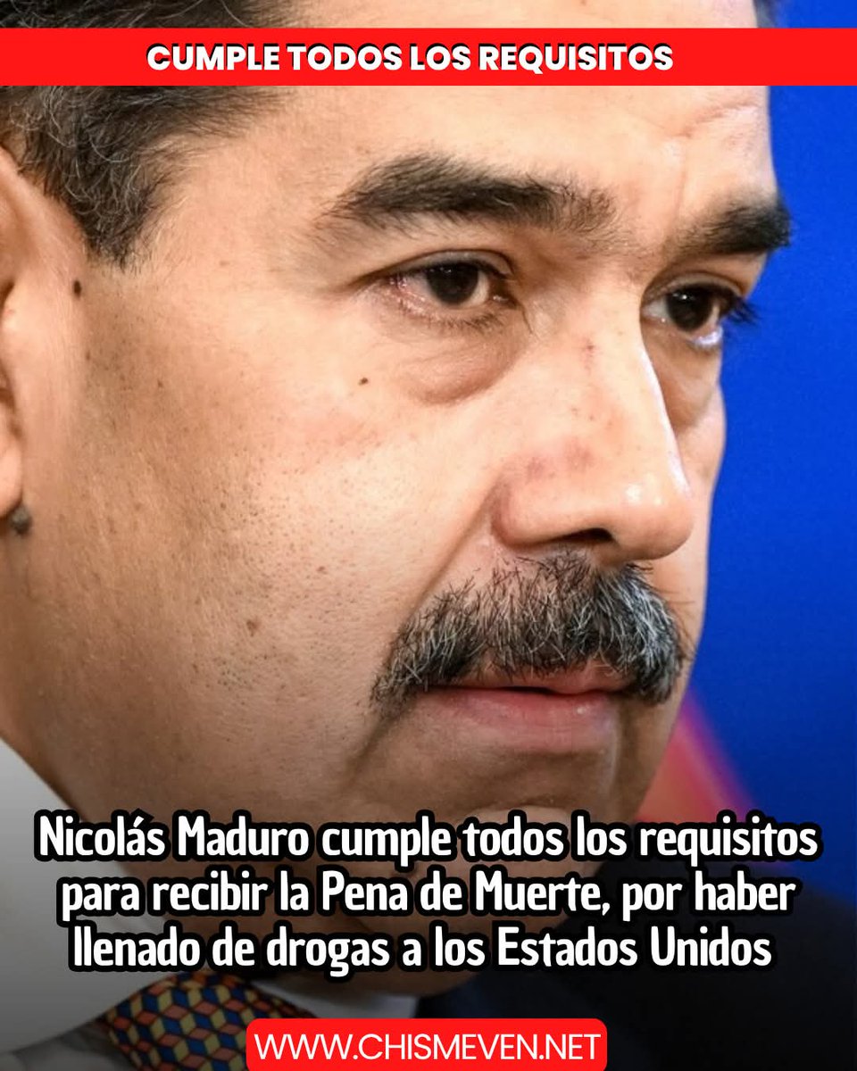 NICOLAS MADURO...