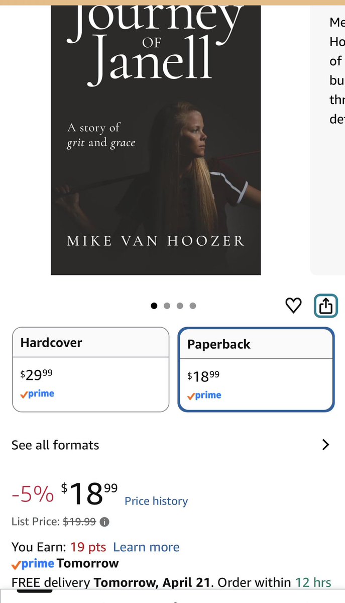 mvanhoozer's tweet image. Here’s a great deal, a speedy and timely delivery, and a link to access it:

amzn.to/4czrOW9

“The Journey of Janell” is making a positive impact in people’s lives! 

#JourneyofJanell 
#NewBook
#AthleteDevelopment
#LeadershipDevelopment
