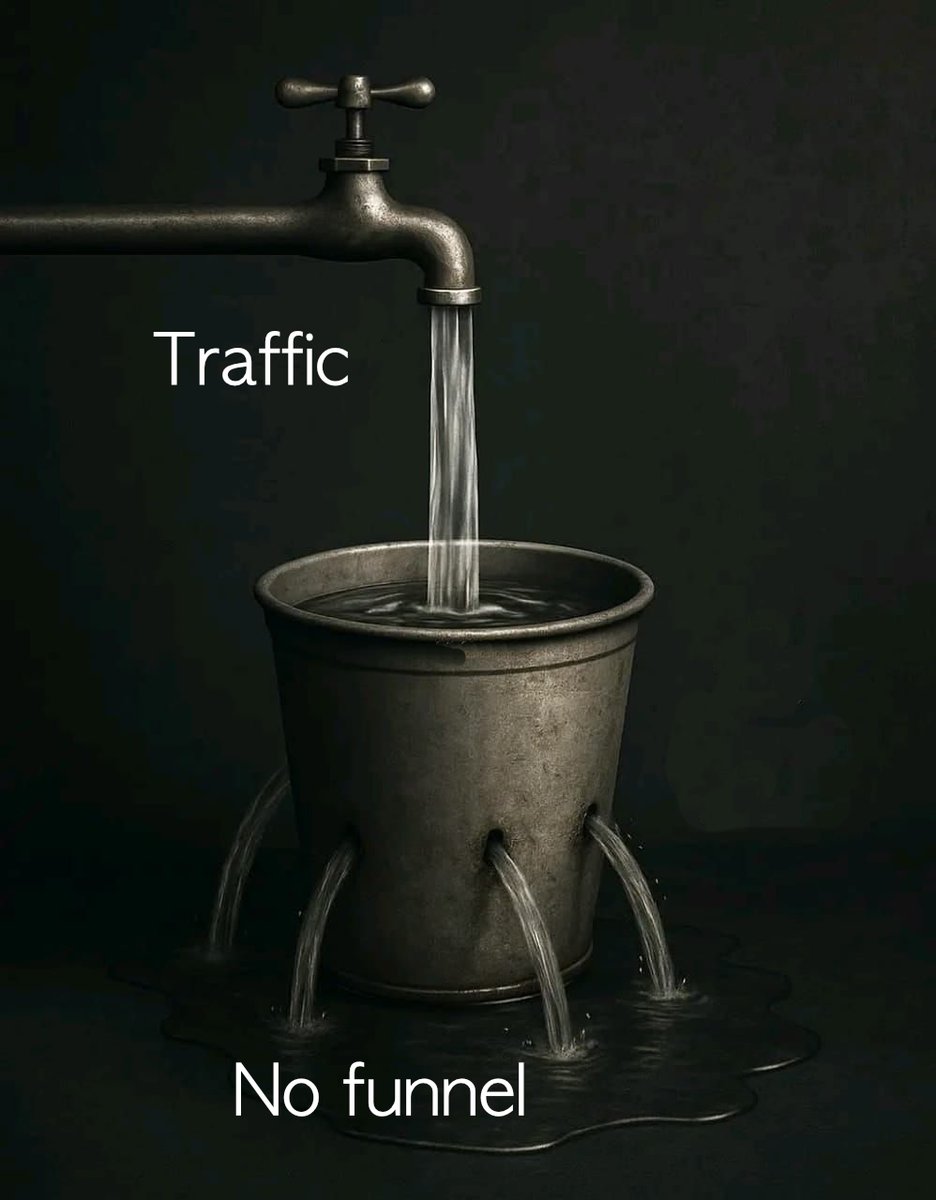 CrossMediaHQ's tweet image. “All that traffic… just to convert nobody 💀”

More visitors ≠ more sales.

If you don’t have a funnel, you’re leaking opportunities.

👉 We fix that.

Comment “FUNNEL” if you’re ready.

#SalesFunnels #Marketing #Entrepreneur #LeadGeneration #DigitalMarketing #Conversions