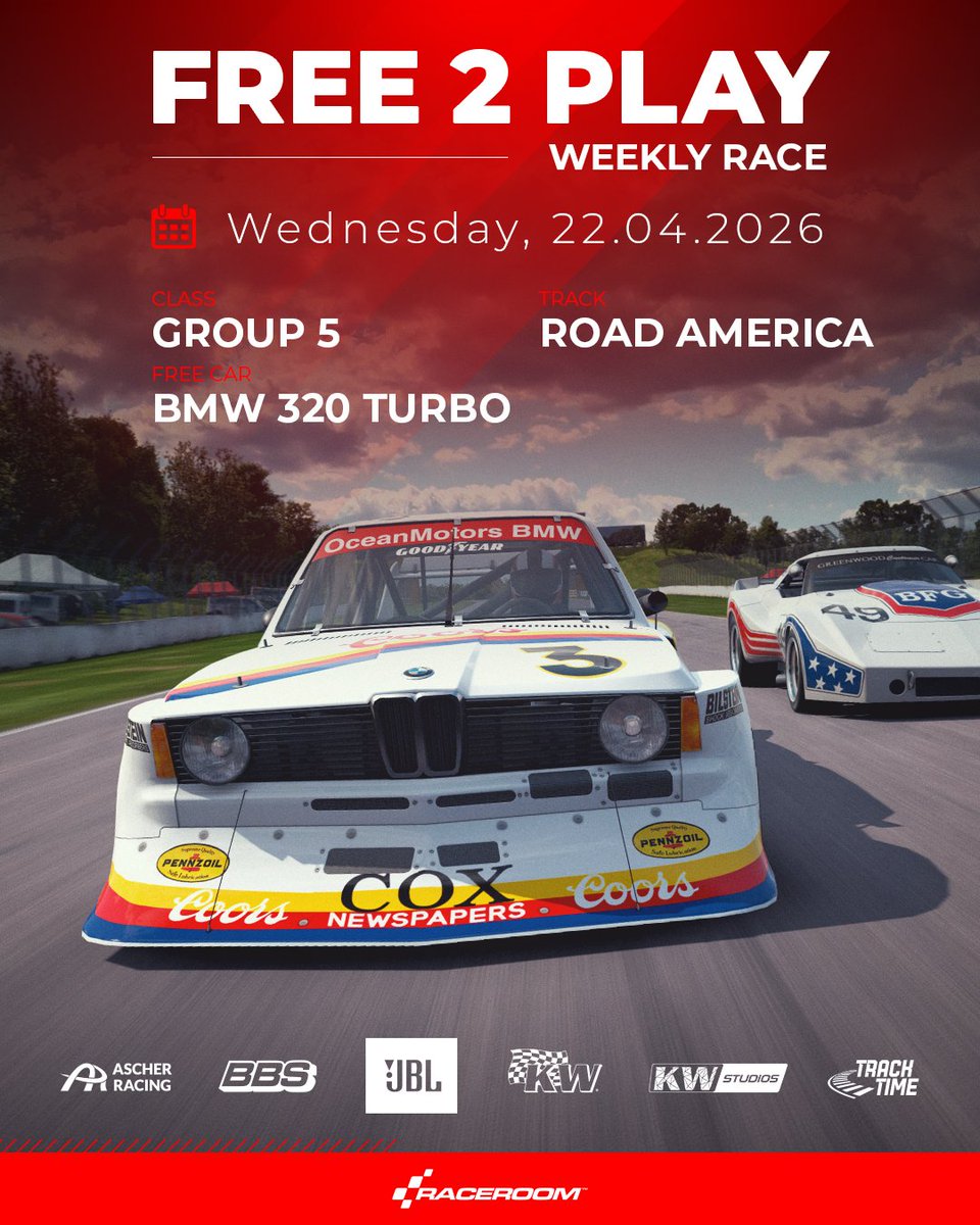 marcantonydj's tweet image. This weeks Free to Play on @raceroom

#simracing