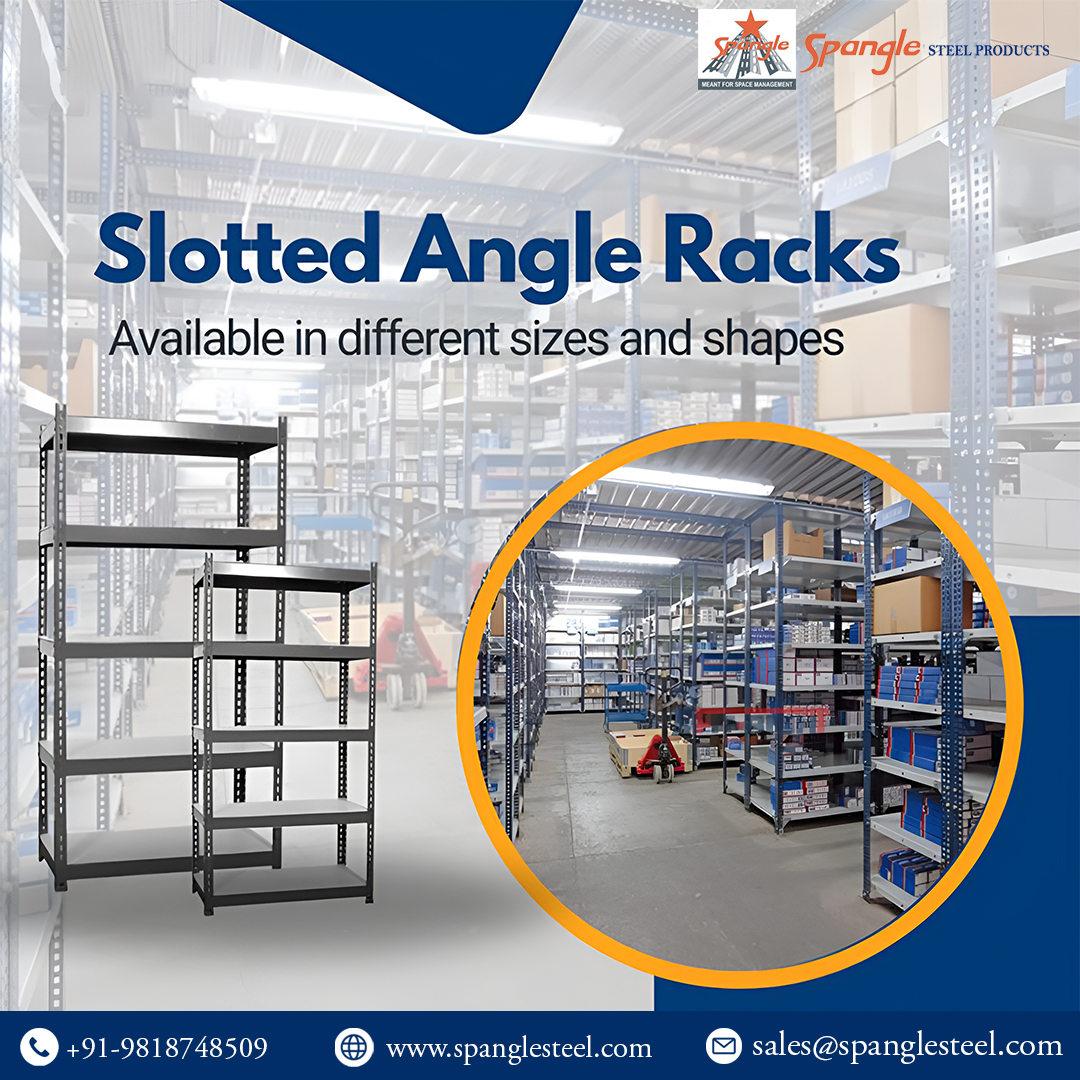 spanglesteel's tweet image. Maximize your storage space with strong 🛠️ slotted angle racks—perfect for warehouses, shops &amp;amp; homes 📦🏠

📲 +91-9818748509
🌐 spanglesteel.com
📧 sales@spanglesteel.com

#SlottedAngleRacks #WarehouseStorage #SteelRacks #StorageSolutions