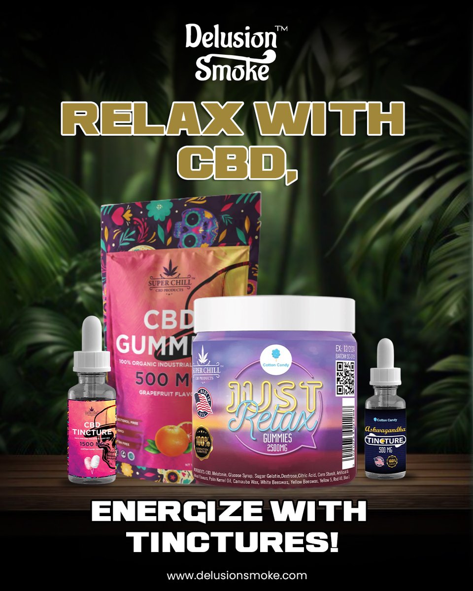 DelusionSmoke's tweet image. Relax your mind, boost your vibe 🌿✨
Power up your day with premium CBD tinctures and feel the perfect balance of calm and energy 💧💚

#DelusionSmoke #CBDTincture #RelaxAndRecharge #CBDLife #WellnessJourney #StayCalm #NaturalRelief #MindAndBody #DailyBalance #FeelGood