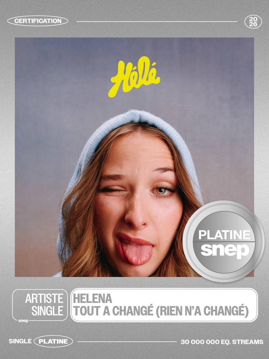 staracreact's tweet image. Star Ac / SNEP Acte 1 - Tout a changé (rien a changé) est platine
#StarAcademy