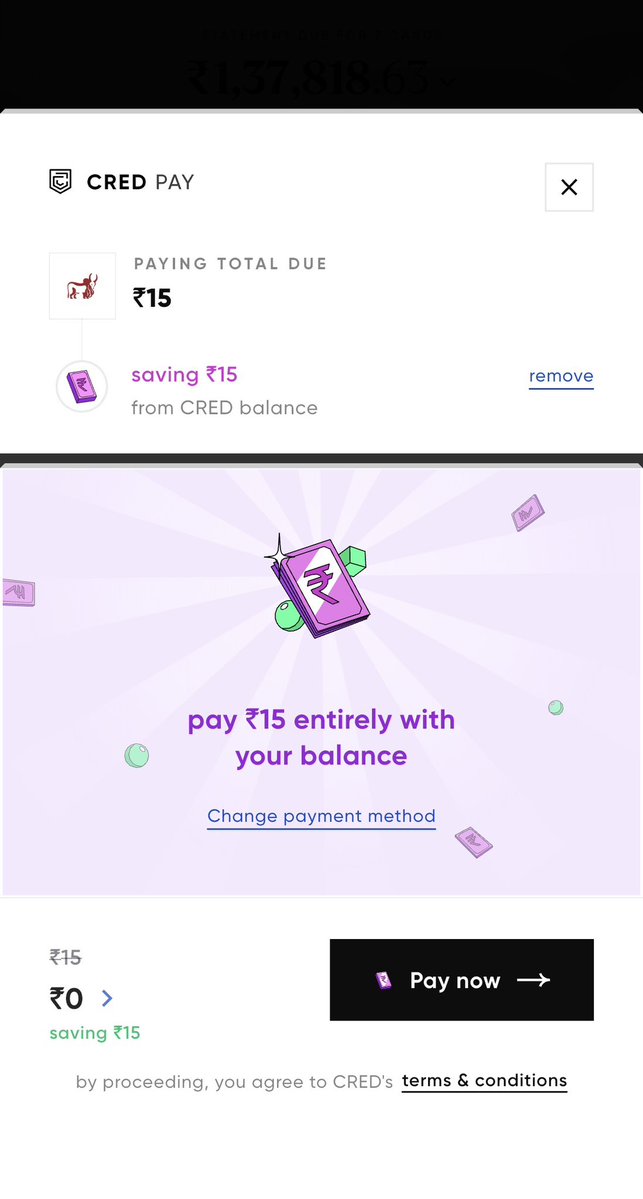 taditdash's tweet image. Bill paid… not by me 😄

Thanks CRED 🧾

Join app.cred.club/spQx/9ar0z3il

#ccgeeks #ccgeek