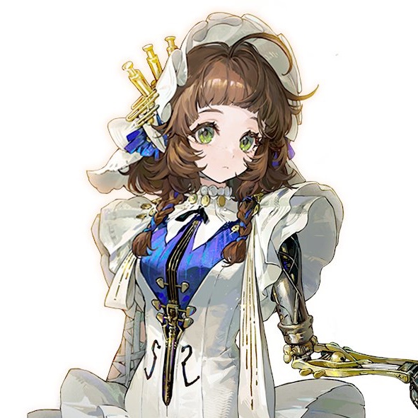 Fun fact : in Coppelia’s unique garment, both of her legs appears to be prosthetics, this means she has three prosthetic limbs