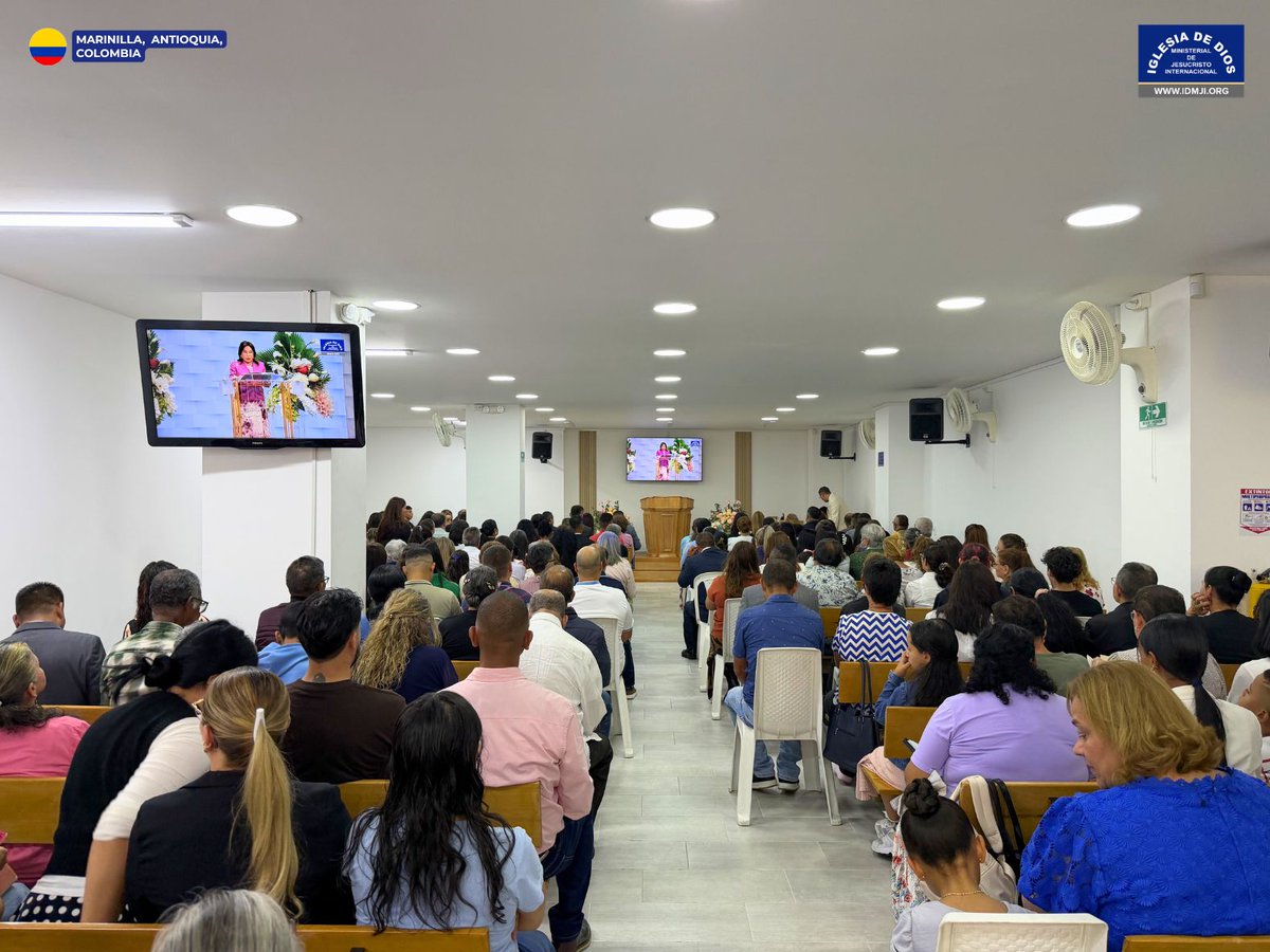 CGMJCIofficial's tweet photo. 🇨🇴 Photos: Relocation of the Church in Marinilla, Antioquia
https://t.co/gUziErs5FA

On April 12, 2026, the Church in Marinilla, Antioquia, relocated to a new facility. The brothers and sisters of this city gave glory and honor to our God for this wonderful blessing. 

The believers now have a larger and more comfortable place to hold their services. By the mercy of God, the Church in Marinilla now has a new location fully equipped with everything needed to host each gathering under better conditions. 

The brothers and sisters expressed their gratitude to our Sister Maria Luisa Piraquive, our Brother Cesar Eduardo Moreno, and our Sister Angela Oviedo, for making this blessing possible. They also extended their gratitude to the Church Office for all the support provided throughout this process. Glory and honor be to our God.