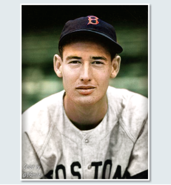 BSmile's tweet image. Today In 1939: Ted Williams makes his major league debut with the Boston #RedSox at Yankee Stadium! His first hit was a double vs. New York #Yankees pitcher Red Ruffing! #MLB #Baseball #Legend #History