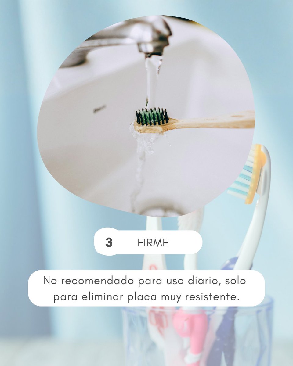 lapazvillar's tweet image. Elegir el cepillo adecuado es más importante de lo que parece 🦷

La dureza de las cerdas puede marcar la diferencia en tu higiene bucal y en el cuidado de tus encías. 

 #dientessanos #cepillodental #saludoral