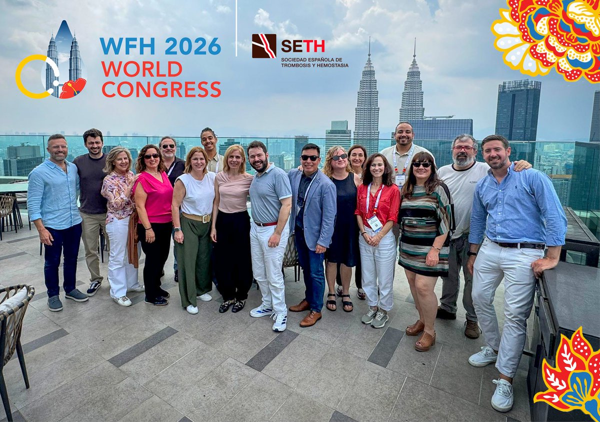 SETH__Oficial's tweet photo. La #SETH participa en el #WFHCongress2026, que se celebra del 19 al 22 de abril en #KualaLumpur (#Malasia), consolidando su presencia en uno de los principales encuentros internacionales sobre #hemofilia y otros trastornos hemorrágicos.

🌍Organizado por @wfhemophilia, el congreso reúne a profesionales sanitarios, investigadores y asociaciones de pacientes de todo el mundo para compartir avances científicos, experiencia clínica y nuevas estrategias de abordaje.

👉Más info: https://t.co/XKIWw2HqcS

#SETHemostasia #SETHJoven #SomosSETH #trombosis #hemostasia