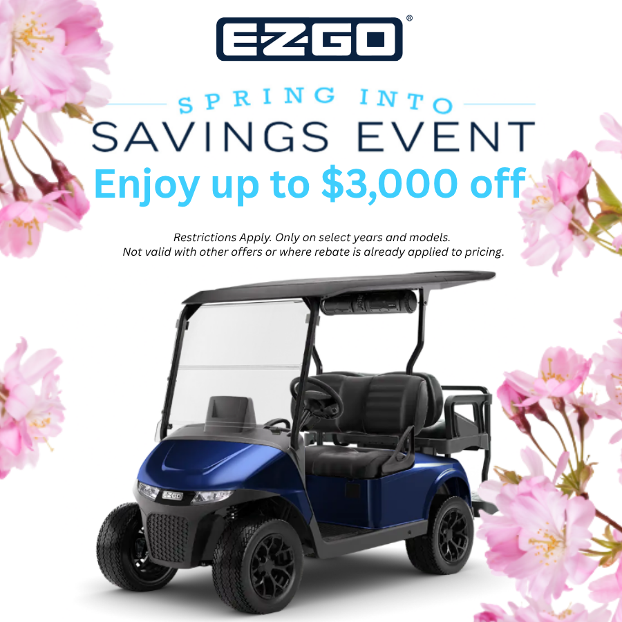 gchoklahomacity's tweet photo. 🌸 Attention golf cart enthusiasts! 🌸 Don’t miss out on our incredible E-Z-GO Rebates! Get up to $3,000 off select year models, but hurry—this offer ends April 30th! ⏳ 

Upgrade your ride and enjoy the ultimate golfing experience! ⛳️🏌️‍♂️ https://t.co/C1nKrS6Eg7