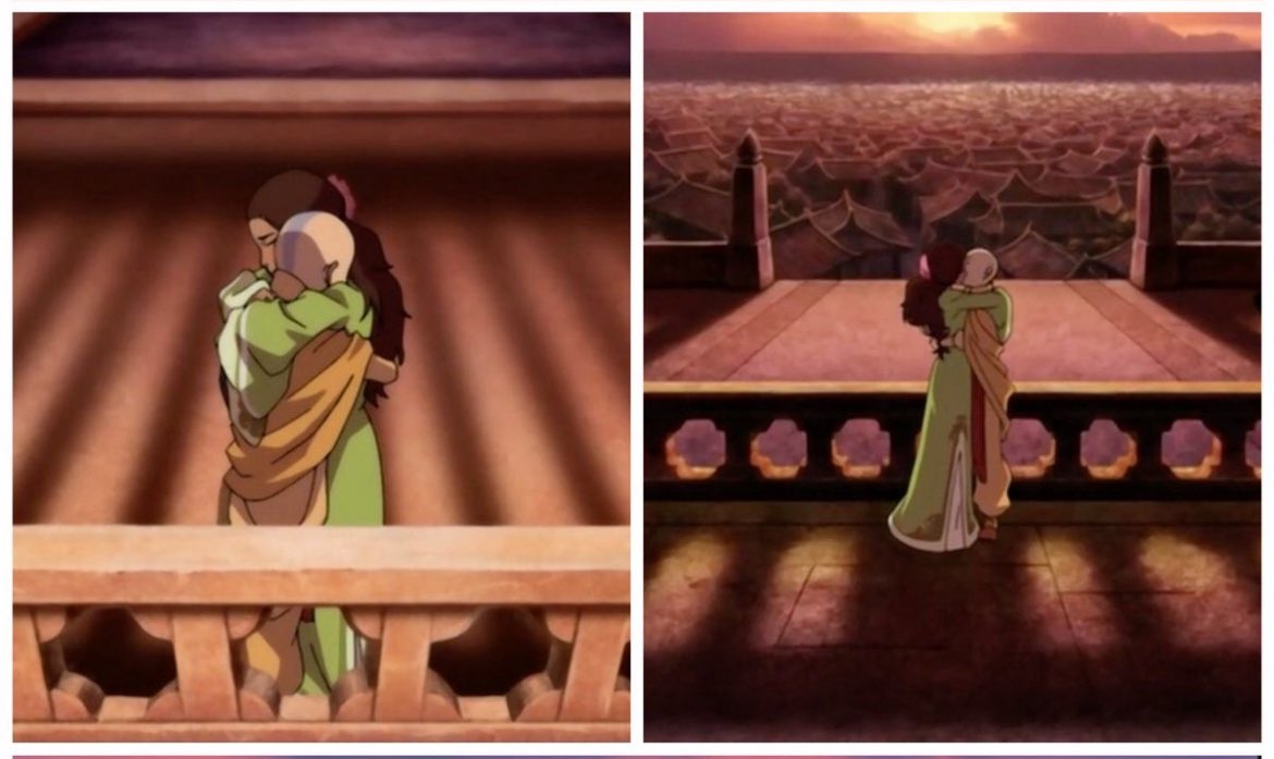 please read the original thread, it explains kataang’s connection beautifully. 
id like to add that their connection was represented at its best in the finale. them hugging first symbolised their friendship, only to be followed with their kiss showing all roads lead to their love