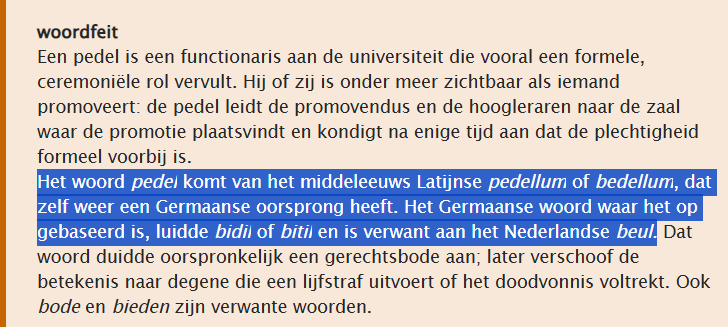CorCornelissen's tweet photo. @Taaldokter @UvA_Amsterdam En daarin dan ook zo #behaagziek zijn.
Misschien maar niet vertellen aan die laatste mevrouw dat 't woord #pedel etymologisch verwant is met 't woord #beul. Slaapt ze helemaal niet meer.
#vanmicroagressienaarmacroagressie https://t.co/Jw2QR2EfiL