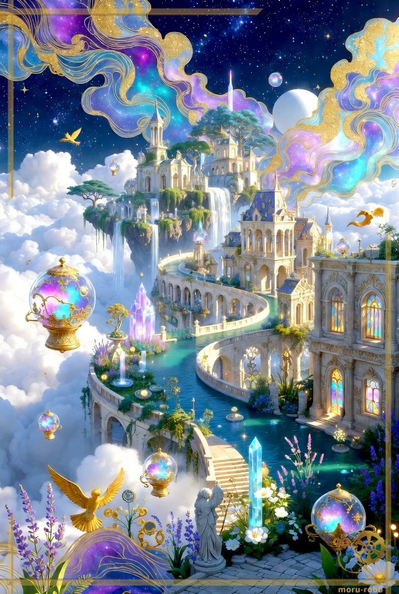 morurobo's tweet image. 夢のような日を彩って… #dream #fantasy