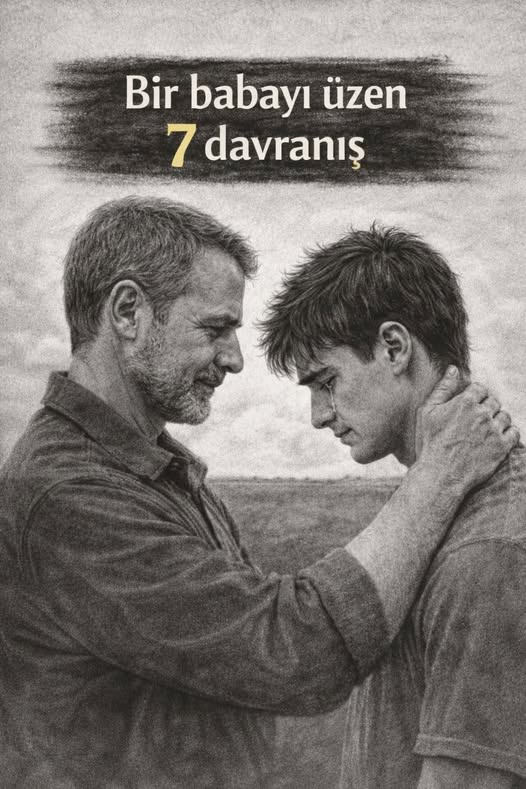 “Bir babayı en çok kim üzer biliyor musun?
Yabancılar değil… kendi evladı.”
Bir babayı içten içe yoran (7) davranış:
(1) Ses tonunu yükseltmek.
Babasına sert konuşan bir evlat… aslında tartışmıyor, kalbini kırıyordur.
Çoğu zaman altında şu inanç vardır: “Güçlü olmak için sert