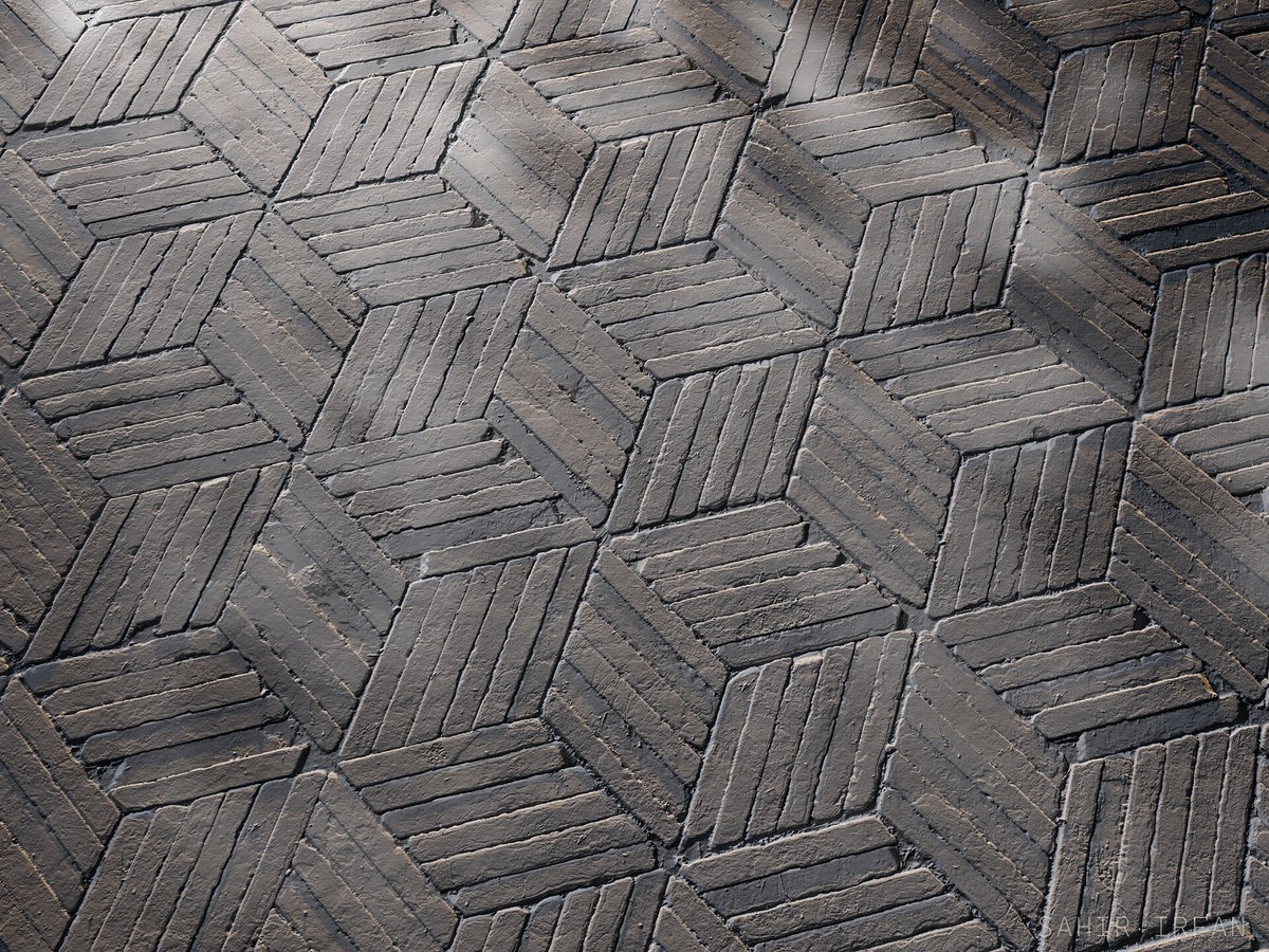 sahir_irfan's tweet image. recently did a trip to pakistan in the winter and saw some really cool places! wanted to do some materials from the trip. heres one based on a brick floor pattern from the shalamar gardens:

Artstation Post: artstation.com/artwork/GvrE4N

#substance #adobe #materials