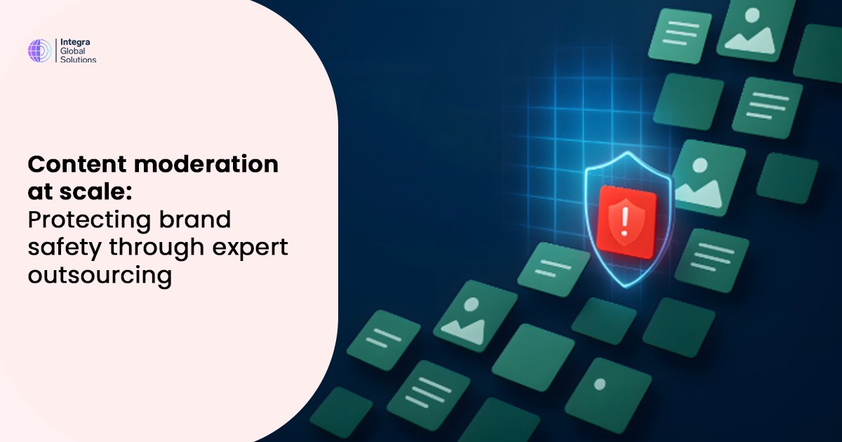integra_tweet's tweet image. Protecting your brand in a fast-paced digital world requires strategic content moderation. Explore how expert outsourcing can provide the safety net your brand needs to thrive.

Full blog: globalintegra.com/blog/content-m…
.
.
.
#IntegraGlobalSolutions #BrandProtection #ContentModeration