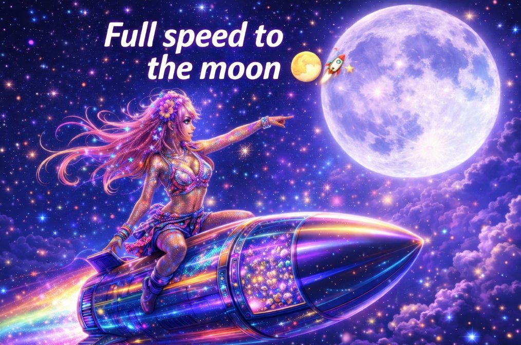 Full speed to the moon 🌕
From Japan to the World the energy keeps rising 
The night isn’t just beautiful
it’s where momentum is born and legends begin 

Gyaru spirit taking over, unstoppable and loud 🌌
Next destination: WORLD. Are you ready?
$GYARU #Y2K #OsuFestival #035HP