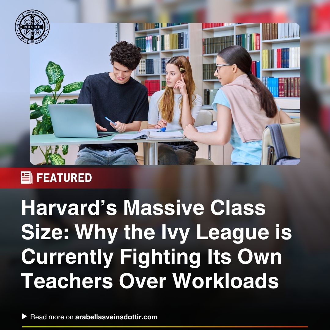 arabellasvein's tweet image. Harvard’s Massive Class Size 🚨 Why the Ivy League is Currently Fighting Its Own Teachers Over "Studio 10" Workloads ✍️ arabellasveinsdottir.com/2026/04/harvar…
.
.
.
#Harvard #CollegeLife #UnionStrong #HigherEd #IvyLeague #StudentNews #ArabellaSveinsdottir