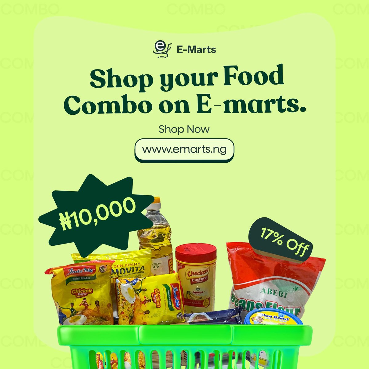 Emartsng's tweet photo. Shop Limited Combo Offers on E-Marts

Enjoy amazing deals on your everyday essentials, all bundled for less  
https://t.co/3OCgrfYIwn

Hurry, while stock lasts! https://t.co/1mqVU6HKpk