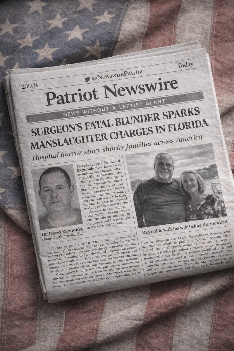 Maga4liberty's tweet image. Navy veteran goes in for spleen surgery, surgeon removes his liver by “mistake.”  This doctor had a history of deadly errors. 

Have you or someone you love ever feared waking up to a hospital horror story like this? patriotnewswire.com/surgeons-fatal…
⚠️☠️ #PatriotNewswire #WakeUpAmerica