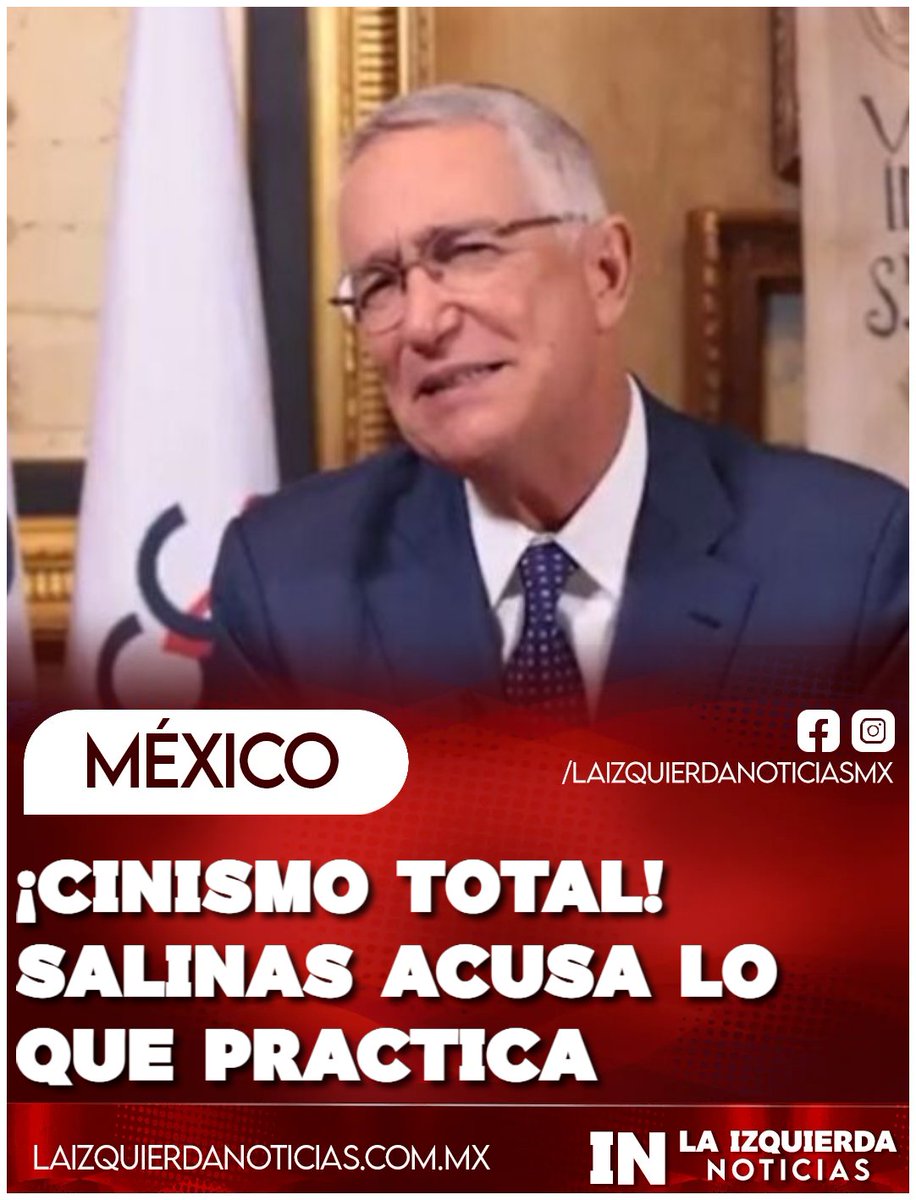 IzqNoticiasMx's tweet image. ¡HIPÓCRITA! Ricardo Salinas Pliego comparó lonas de Profeco con narcomantas y acusó extorsión. El magnate debe 60 mil millones al SAT y ahora se victimiza por exhibir gasolineras caras.
#RicardoSalinaPliego #Profeco #Morena #Gasolineras #EvasorFiscal