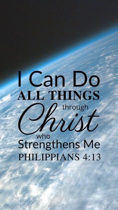 JesusSavesUs777's tweet image. I can do all things through Christ! #MondayMotivation