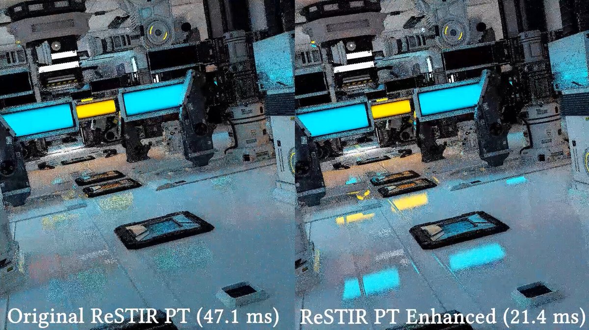TechPowerUp's tweet image. NVIDIA Develops 2-3x Faster Real-Time Path Tracing with Better Image Quality tpu.me/shc3
