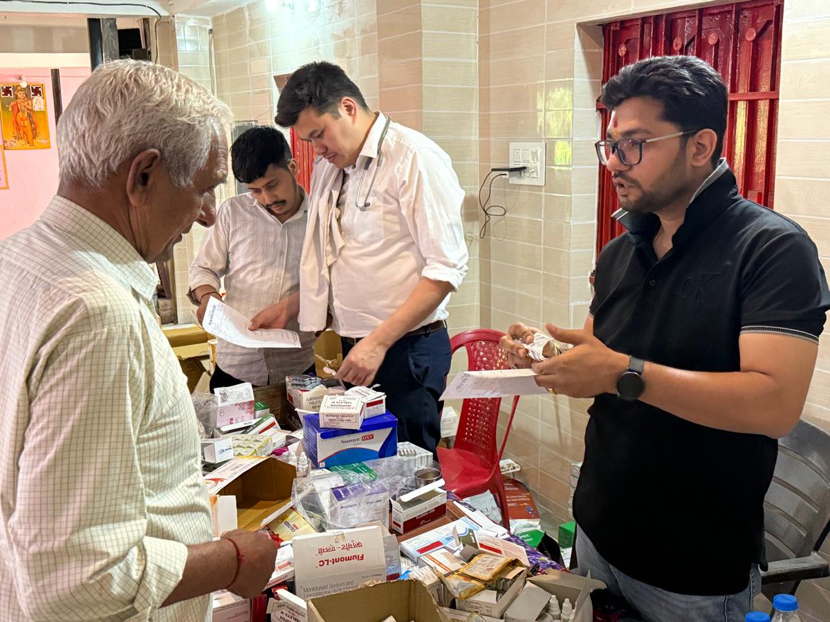 NMO AIIMS बिलासपुर, हिमाचल प्रदेश यूनिट @हेल्थ कैंप