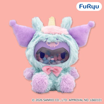 Taito_Olcrane's tweet image. 『#クロミ』より
クリアポフィ～ユニコーン～が登場🎉
ユニコーン姿のデザインで、クリアパーツの中にカラフルなポンポン入り✨
外側はふわふわ素材だよ👀

#サンリオ #Sanrio #Kuromi
#タイクレ #オンクレ
▼今すぐプレイ
taito-olcg.com/web/top/