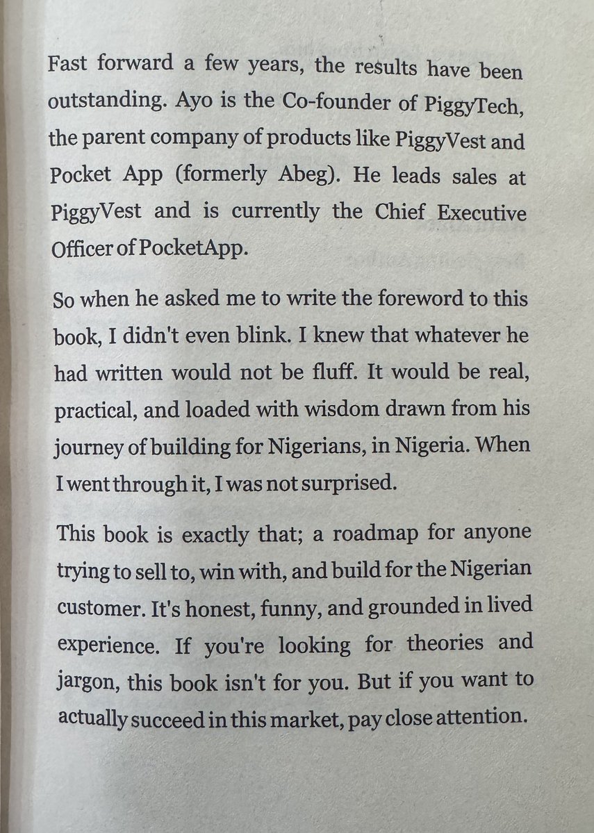 Proud to write the Foreword of <a href="/AyAkinola/">Ayo Akinola™</a>’s book, Credit Alert. Read what I wrote about it below. If you want to order a copy for yourself, go to selar.com/i8tz72s84a.