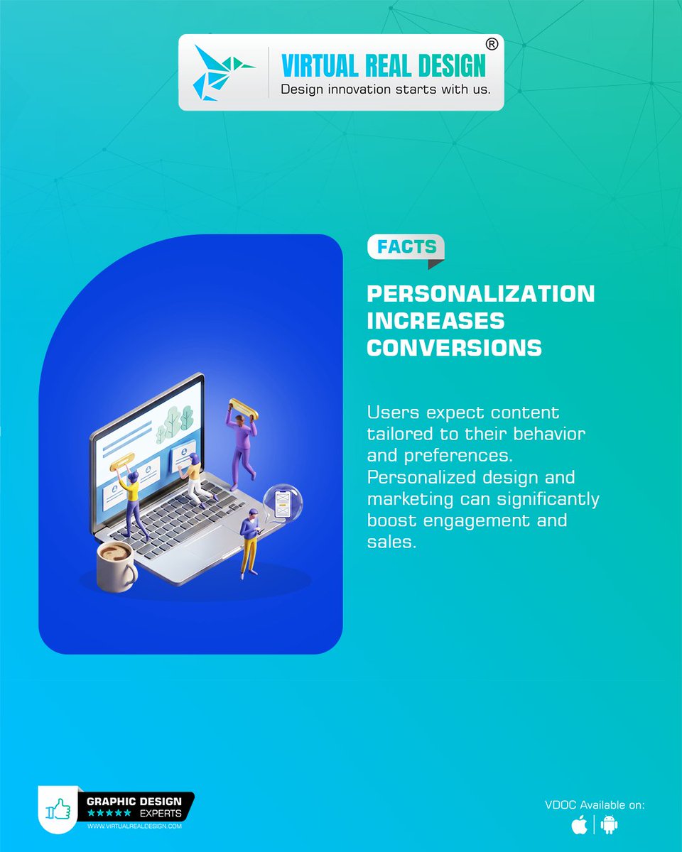 VRD40's tweet image. 𝗗𝗼 𝗬𝗼𝘂 𝗞𝗻𝗼𝘄? 🚀

🧠 Micro-interactions boost engagement
🛒 Personalization drives conversions
📊 Consistency builds authority
🎯 Minimal design improves focus
𝗦𝘁𝗮𝘆 𝘀𝗺𝗮𝗿𝘁. 𝗞𝗲𝗲𝗽 𝗲𝘃𝗼𝗹𝘃𝗶𝗻𝗴. ⚡
@VRD40 

#UXDesign #DesignTrends #VRD