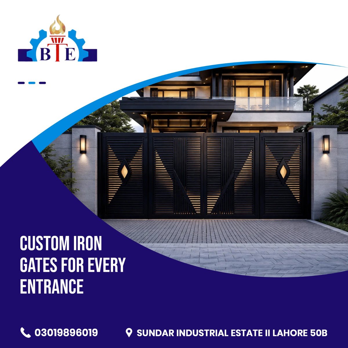 BrightTechEng's tweet image. Upgrade your entrance with premium custom iron gates that blend security, durability, and modern design. Crafted to match your style and built to last—because first impressions matter. 
📷 03019896019 | 📷 Sundar Industrial Estate II, Lahore
#IronGates #CustomDesign #HomeSecurity