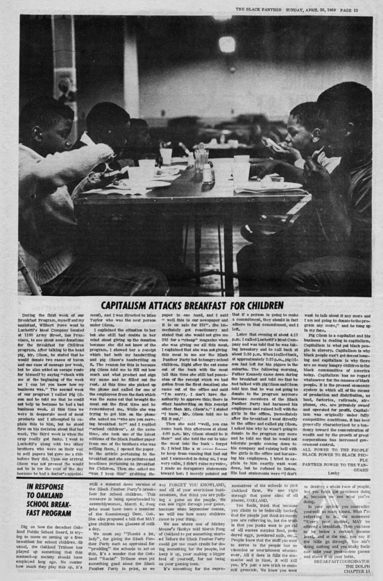 Jazzieeiswhoiam's tweet image. #OTD Apr 20, 1969: The Black Panther
Vol. 2, No. 30
Artwork by Emory Douglas
#History