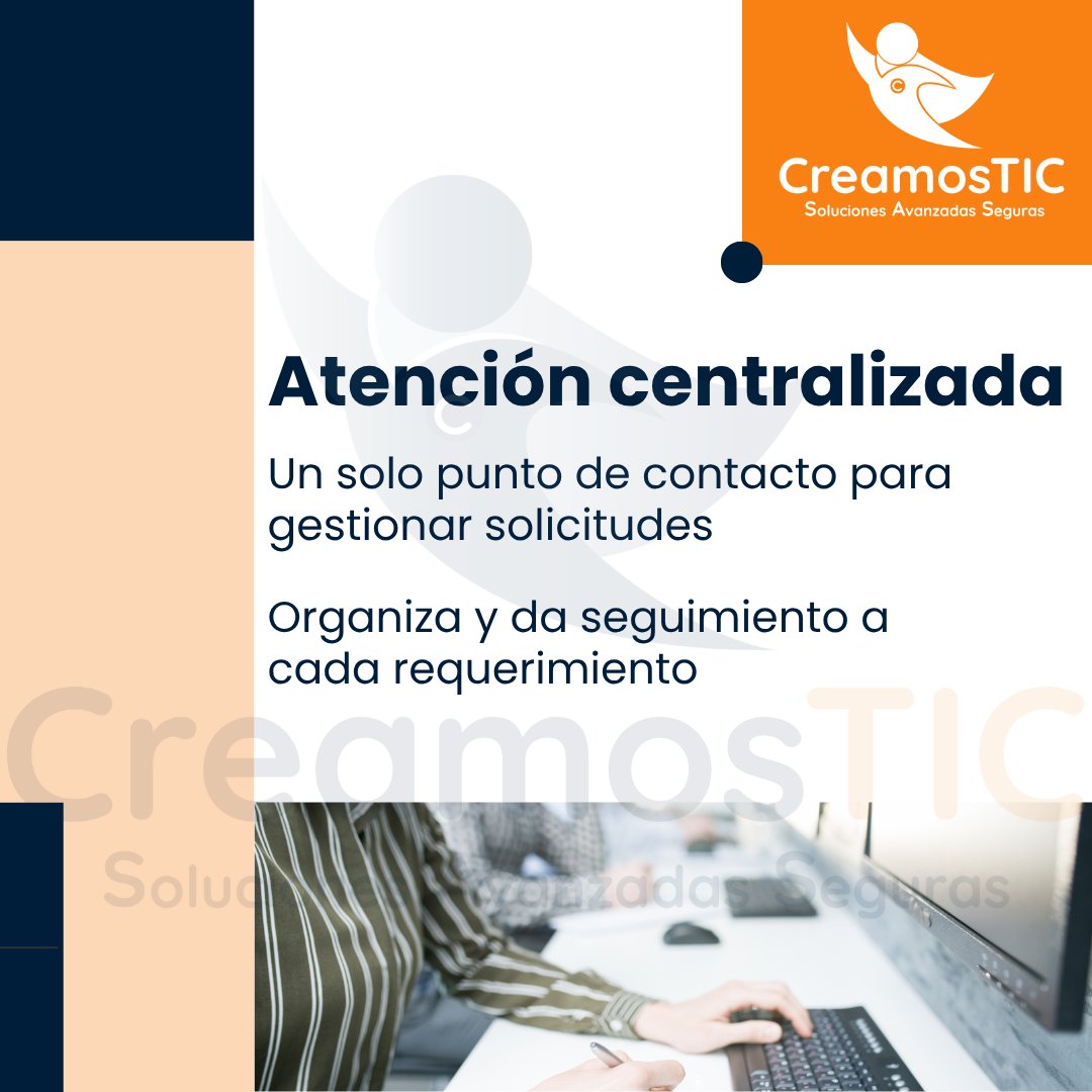 creamostic's tweet image. 🛠️ Optimiza tu soporte técnico.

💡 Atención centralizada
🚨 Gestión de incidencias
📊 Seguimiento claro

💡 Más eficiencia, mejor servicio.

#MesaDeAyuda #SoporteTécnico #IT