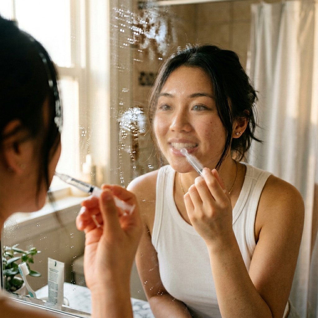 WhiteTeethGel's tweet image. Are you happy with your current smile? 😬 or 😁? #SmileCheck #TeethCare #Confidence