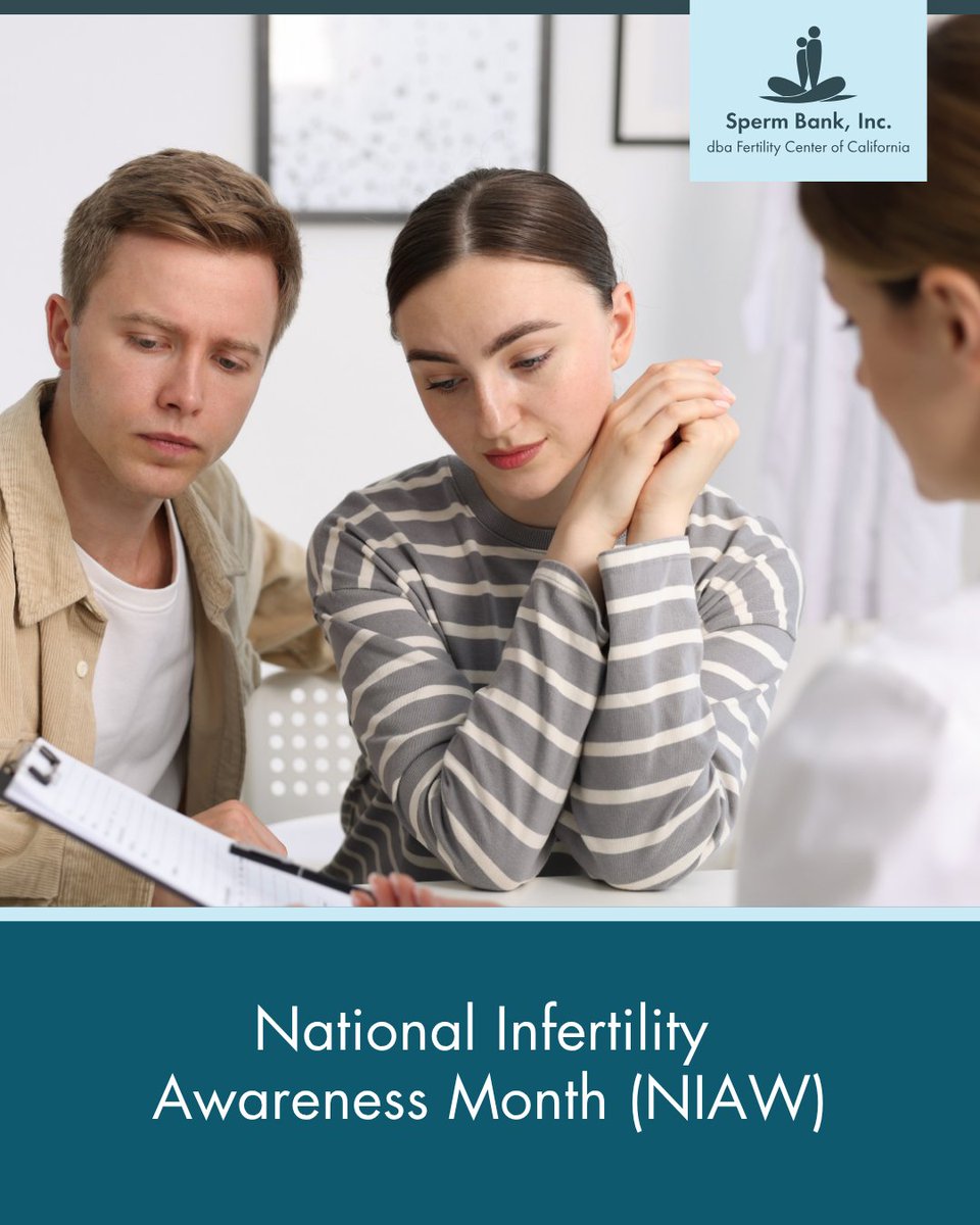SpermBank's tweet photo. National Infertility Awareness Week is a time to recognize the millions of individuals and couples navigating infertility. We are proud to support patients with compassionate care, advanced treatments, and the guidance needed on the path to parenthood.

#NIAW https://t.co/xFnqS8Bzpo