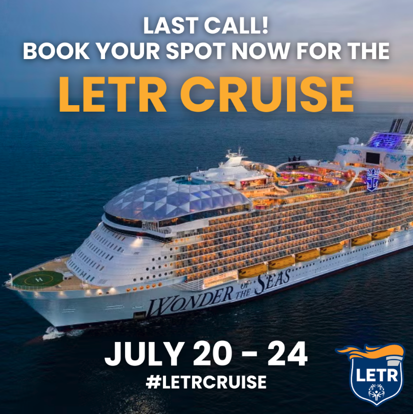 LETRforSO's tweet photo. All Aboard ⏰ There’s still time to reserve your spot on the 2026 LETR Cruise. Set sail with us July 20–24 and be part of something special. 

For more information on how to book, visit https://t.co/sM5h82xvFq #LETRCruise https://t.co/tAaAoUeMpi