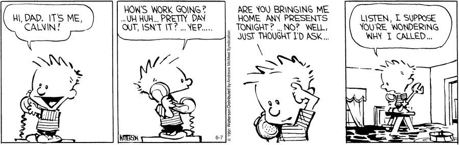 Calvinn_Hobbes's tweet image. Calvin always has his priorities in check… #CalvinandHobbes #HappyMonday