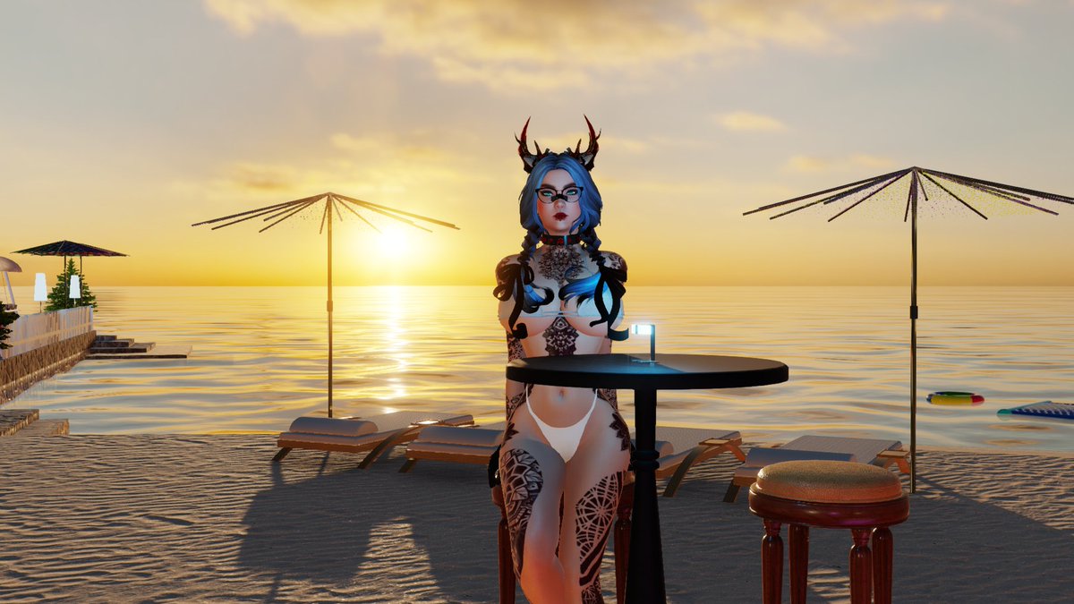 _MaralynTH_'s tweet image. ลองแต่งแนวใหม่ๆสะหน่อย @3dxchat #3dxchatgame #3dxmeredian #VirtualPhotography