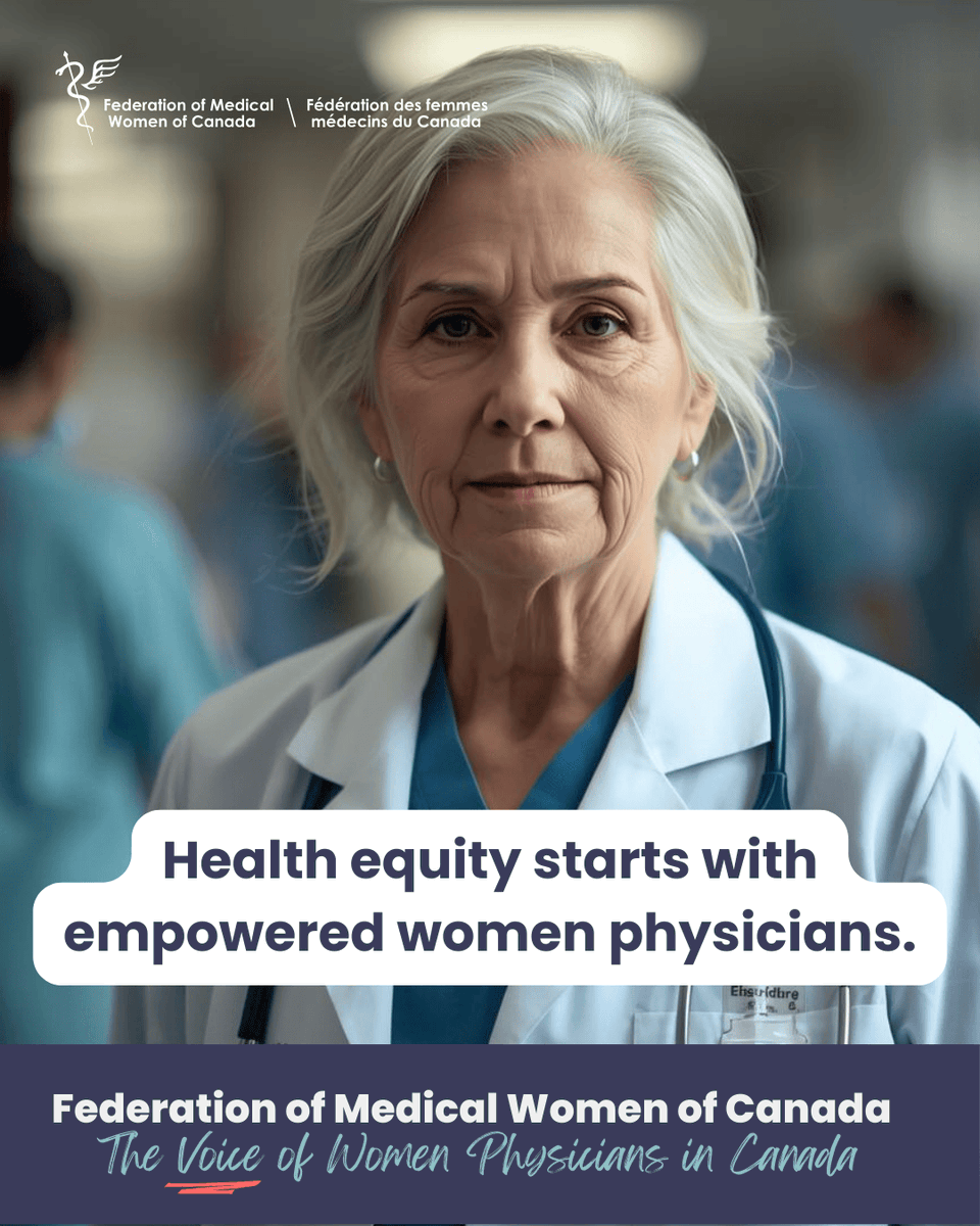 FMWCanada's tweet image. ✨ Our Vision: The vision of the Federation is that Canadian medical women are upheld/empowered professionally and personally and viewed as the preeminent advocates for women’s evolving health and well-being. 💪

#WomenInMedicine #Leadership #Empowerment 

fmwc.ca