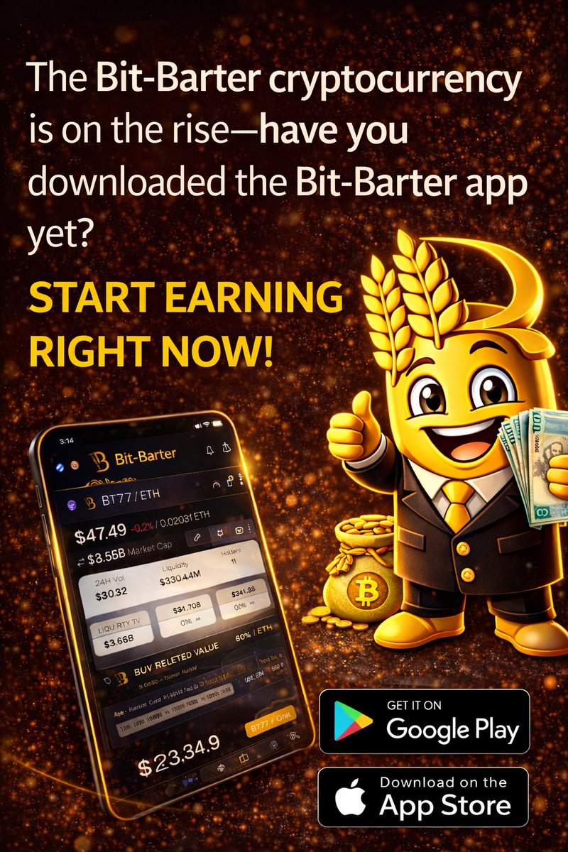 bit_barter's tweet image. geckoterminal.com/eth/pools/0xba…

👉bit-barter.co

#Crypto #digitalmarketing #ads #advertisement #Rewards