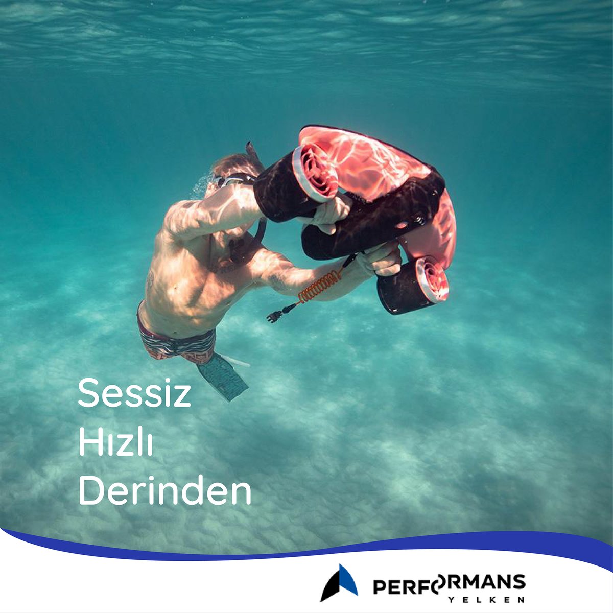 PerformansSail's tweet photo. Sessiz, Hızlı, Derinden!

Yepyeni su altı deniz scooter’ı SuBlue Navbow ile mavi dünyayı keşfedin.
3 farklı modda, 8km/s hıza çıkabilirsiniz. 60 dakika batarya ömrü ve 40 metreye dalma kapasitesi ile mavi derinlerin anahtarı elinizde.

#SuBlue #Navbow #UnderWater #SeaScooter https://t.co/epNAONKbUn