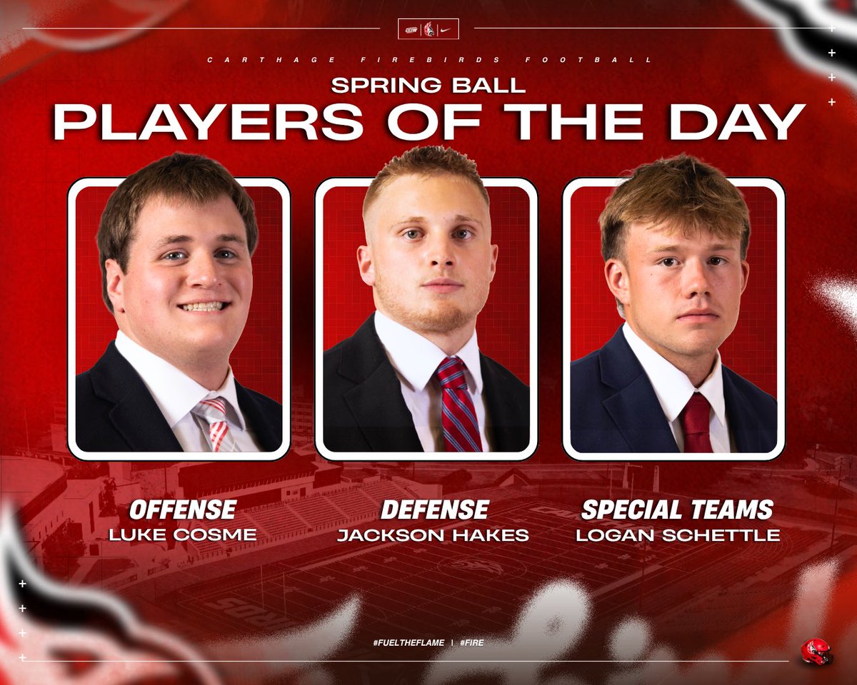 Carthage College Football tweet media