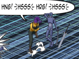 grrlpowercomic's tweet photo. Super speed montage! | 
Grrl Power #1453 - Sword master speed run
https://t.co/1IGeVaFkzX #webcomic #superheroes #superheroine https://t.co/meXMmKeboi