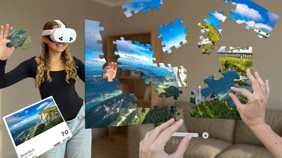 GetSocialVR's tweet photo. "I could do puzzles with my dad. He lives out on the West Coast and can't travel, so we never see each other." 

read more: https://t.co/LH8z90w0Hv via @UploadVR https://t.co/DwuG4UZqJP