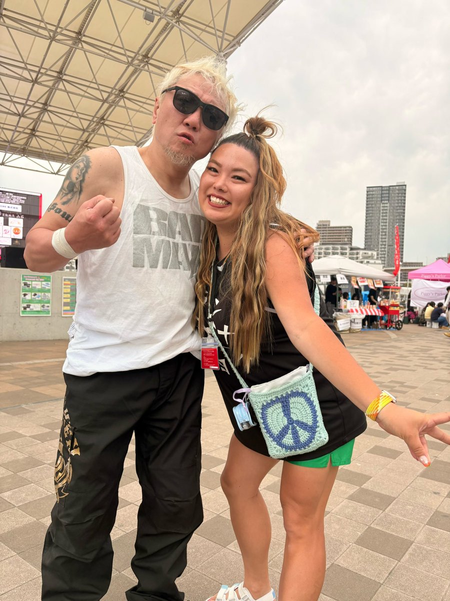 ギャップがたまらん藤永さん🔥🫶🏽
らぶすぎる‼︎🥹🫶🏽

#KOBEメリケンパークプロレスフェス2026
#メリケンプロレス
#メリケンパークプロレスフェス 
#メリフェス