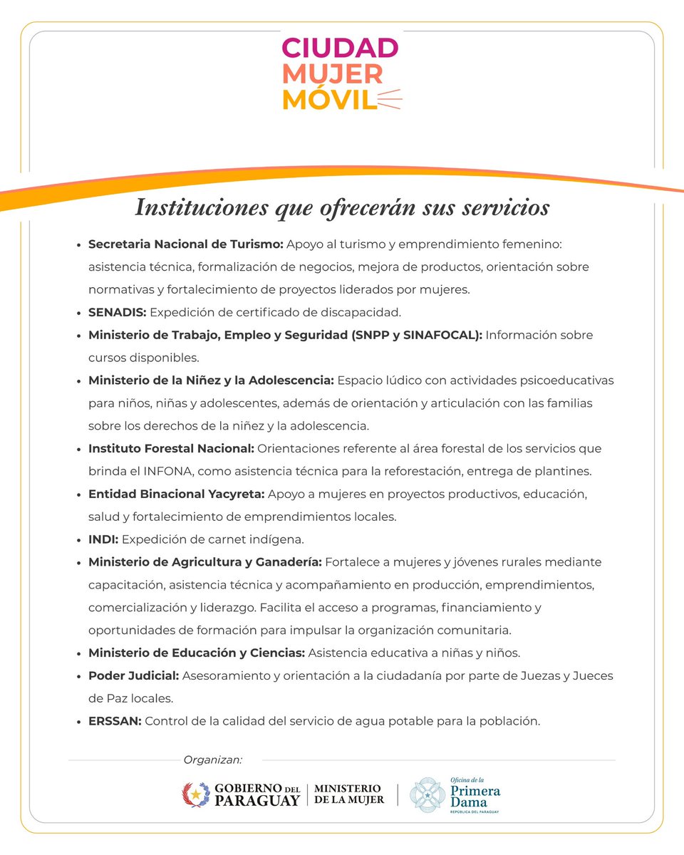 Ministerio de la Mujer tweet media