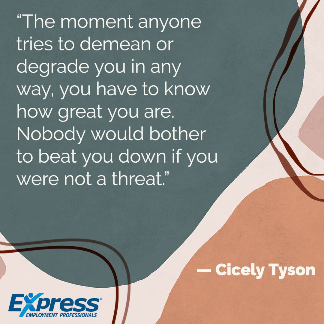 As you go about the day, don't forget to remember how great you are.